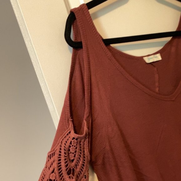 Mauve Grace & Lace Long Sleeve - Size Large - Picture 4 of 8